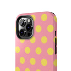 Big Polka Dot | Pink and Yellow