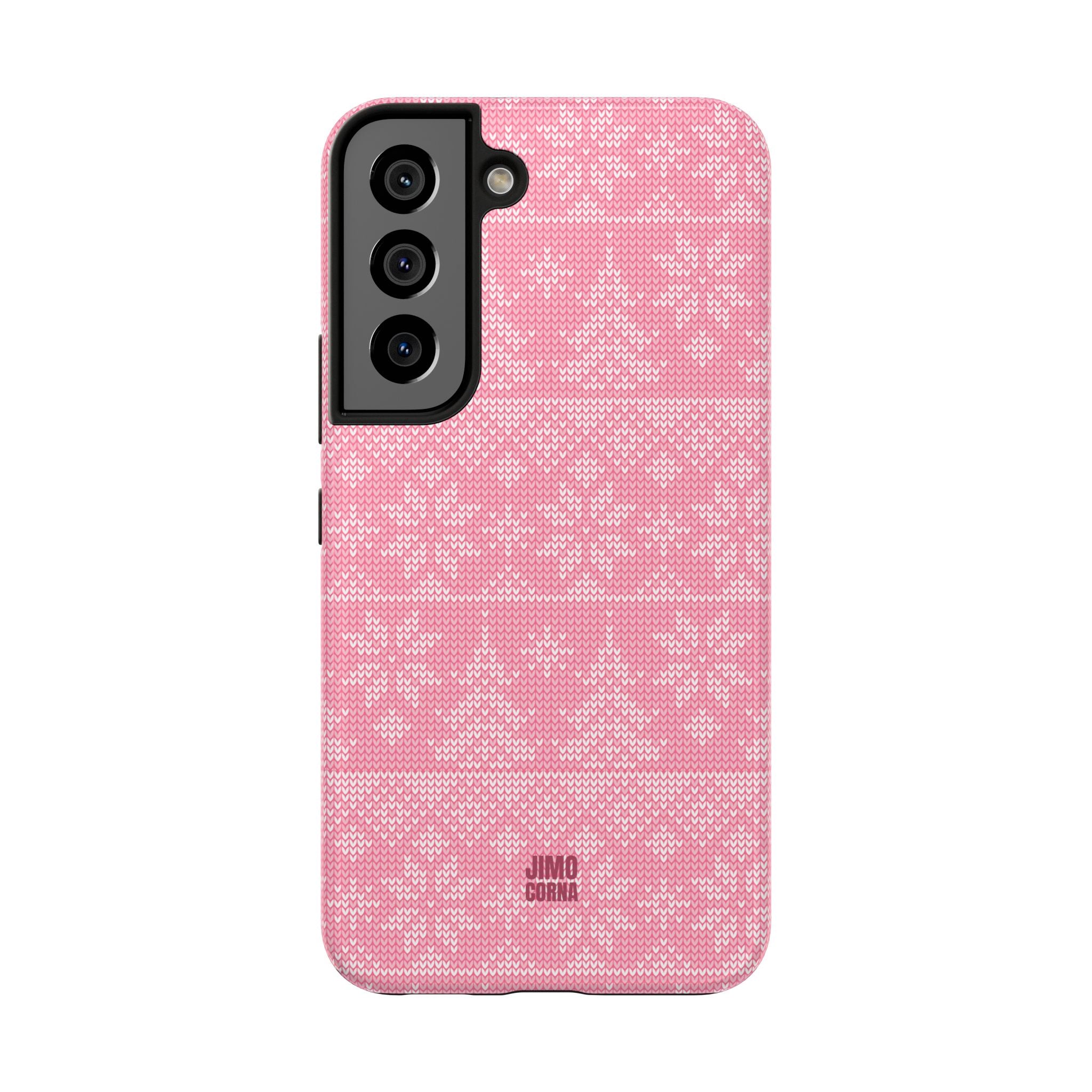 Holiday Knit | Pink iPhone Case