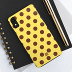 Big Polka Dot | Yellow and Brown