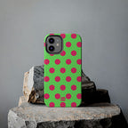 Big Polka Dot | Green and Pink