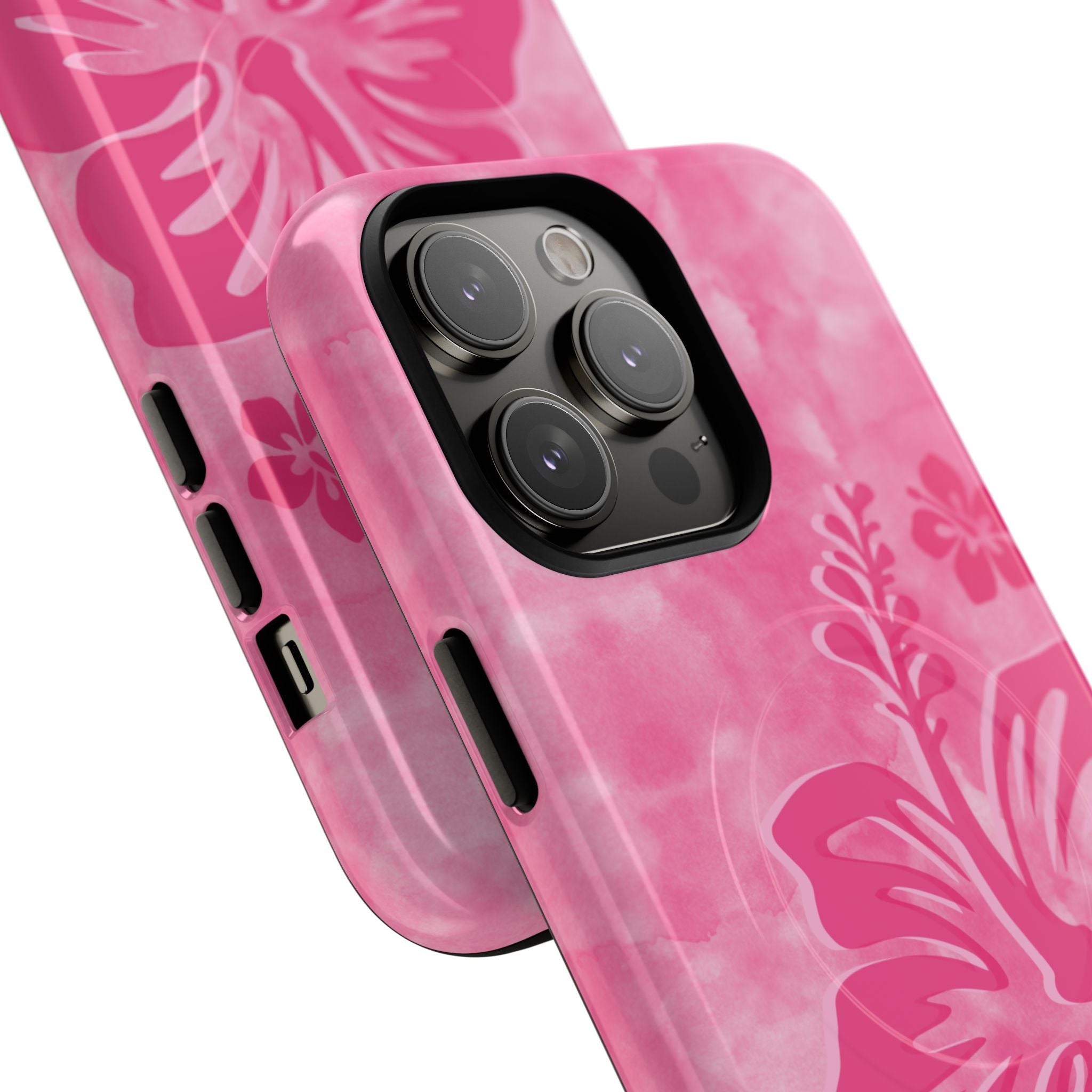 Pink Tie-Dye Hibiscus