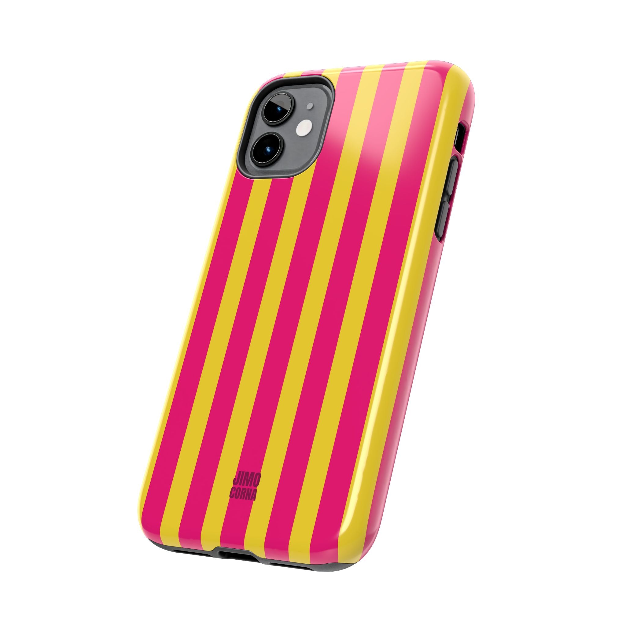 Pink and Yellow Bold Stripes
