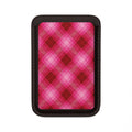 Pink Picnic Plaid Vegan MagSafe Wallet