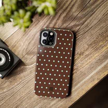 Polka Dot | Brown and Blue