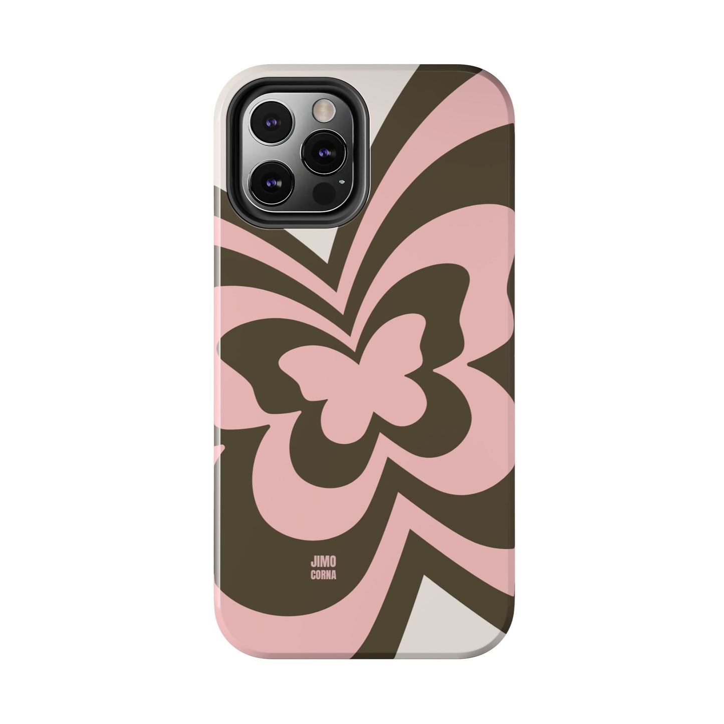 Pink Retro Butterfly