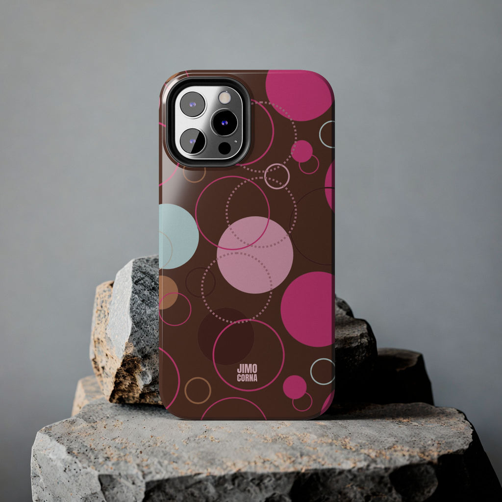 Spiral Pop iPhone Case | Brown
