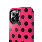 Big Polka Dot | Hot Pink and Black