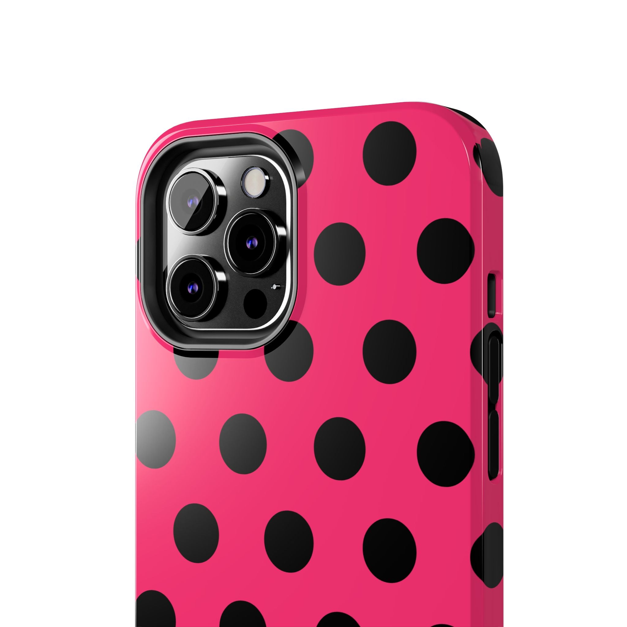 Big Polka Dot | Hot Pink and Black