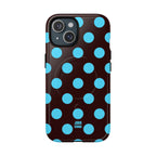 Big Polka Dot | Brown and Blue