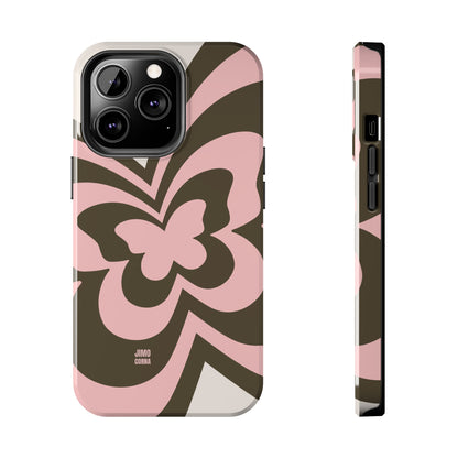 Pink Retro Butterfly