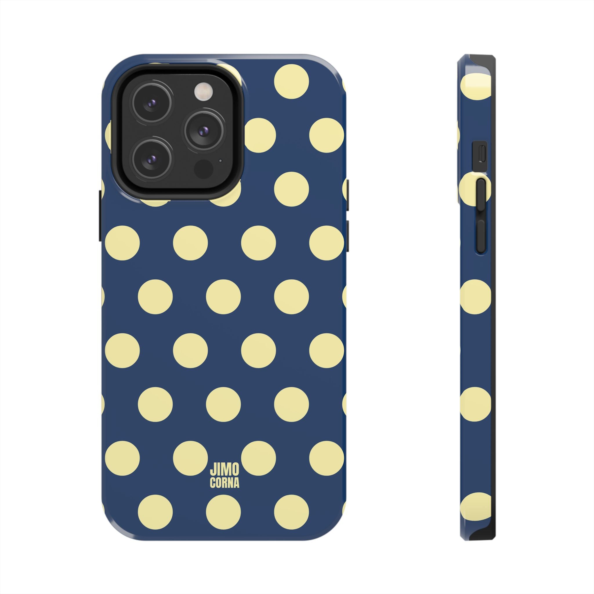 Big Polka Dot | Blue and Cream
