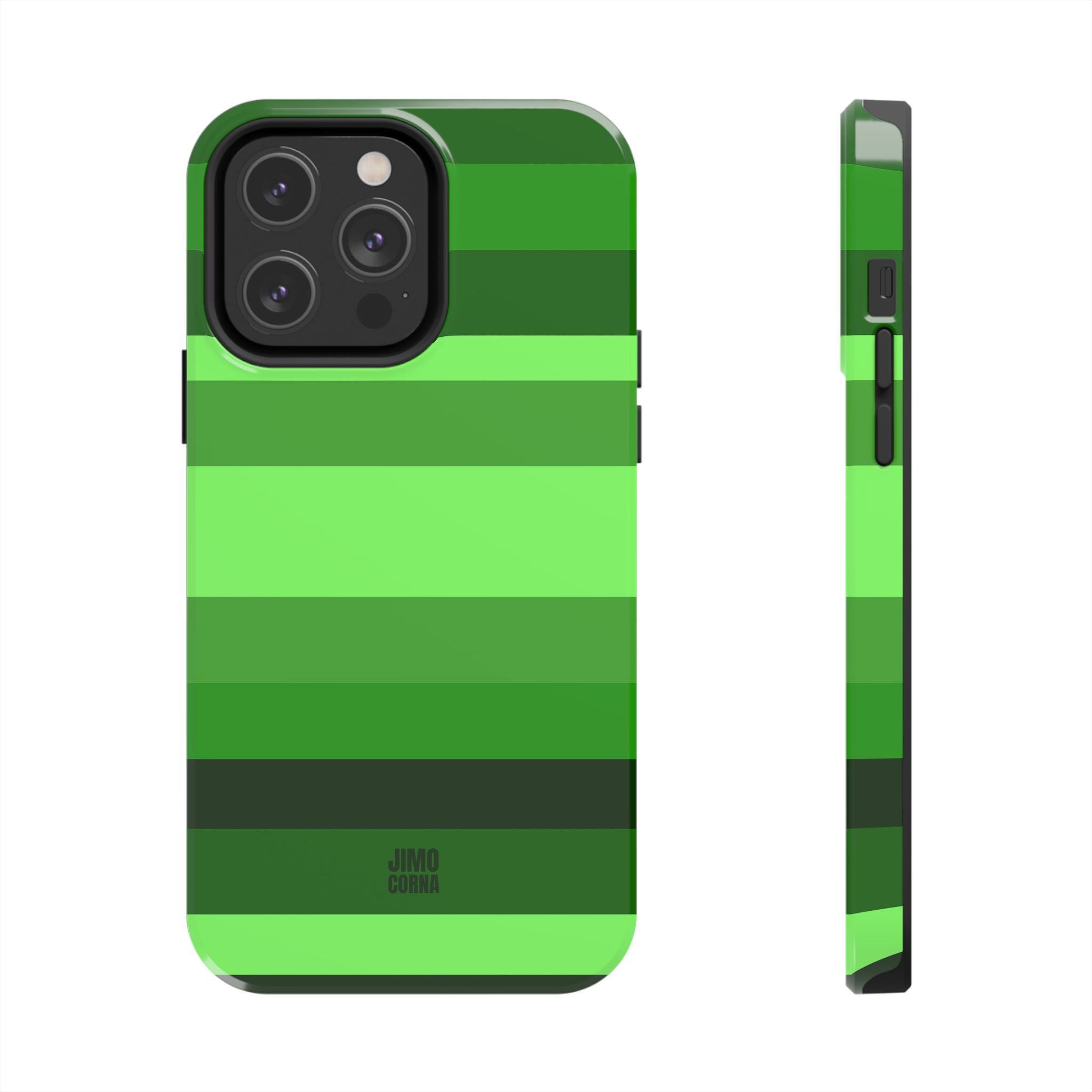 Matcha Stripe iPhone Case