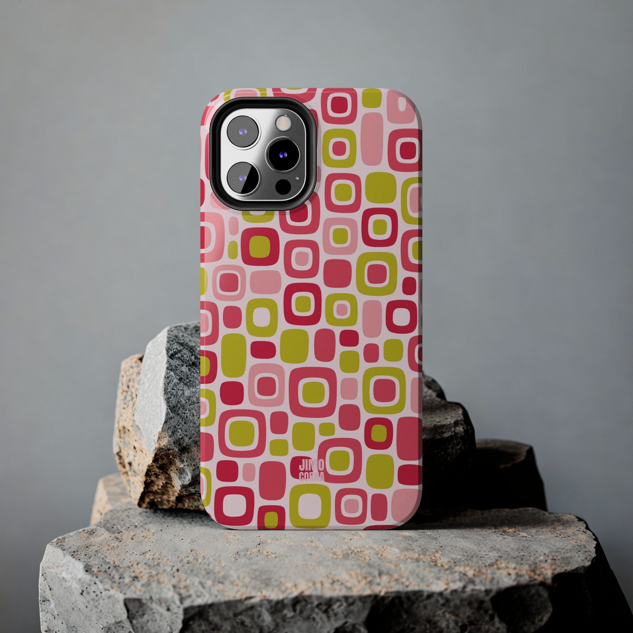 Bubble Pop Geometry iPhone Case