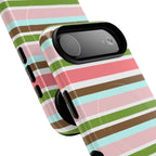 Sweet Candy Stripes MagSafe iPhone Case