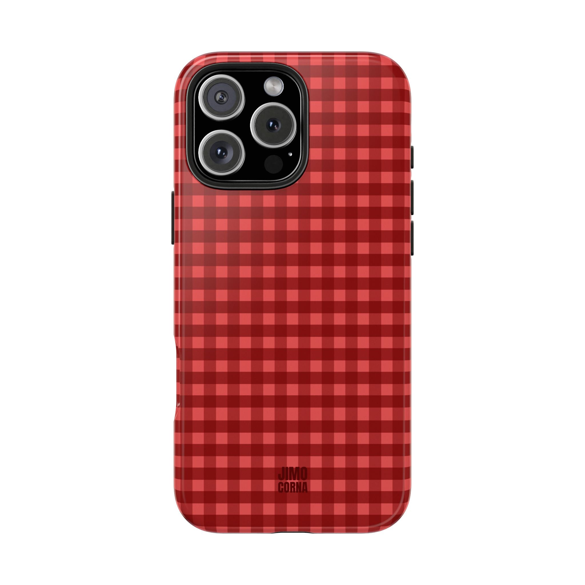 Farm Gingham iPhone Case | Red