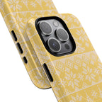Holiday Knit | Yellow MagSafe iPhone Case