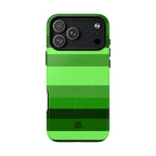 Matcha Stripe MagSafe iPhone Case