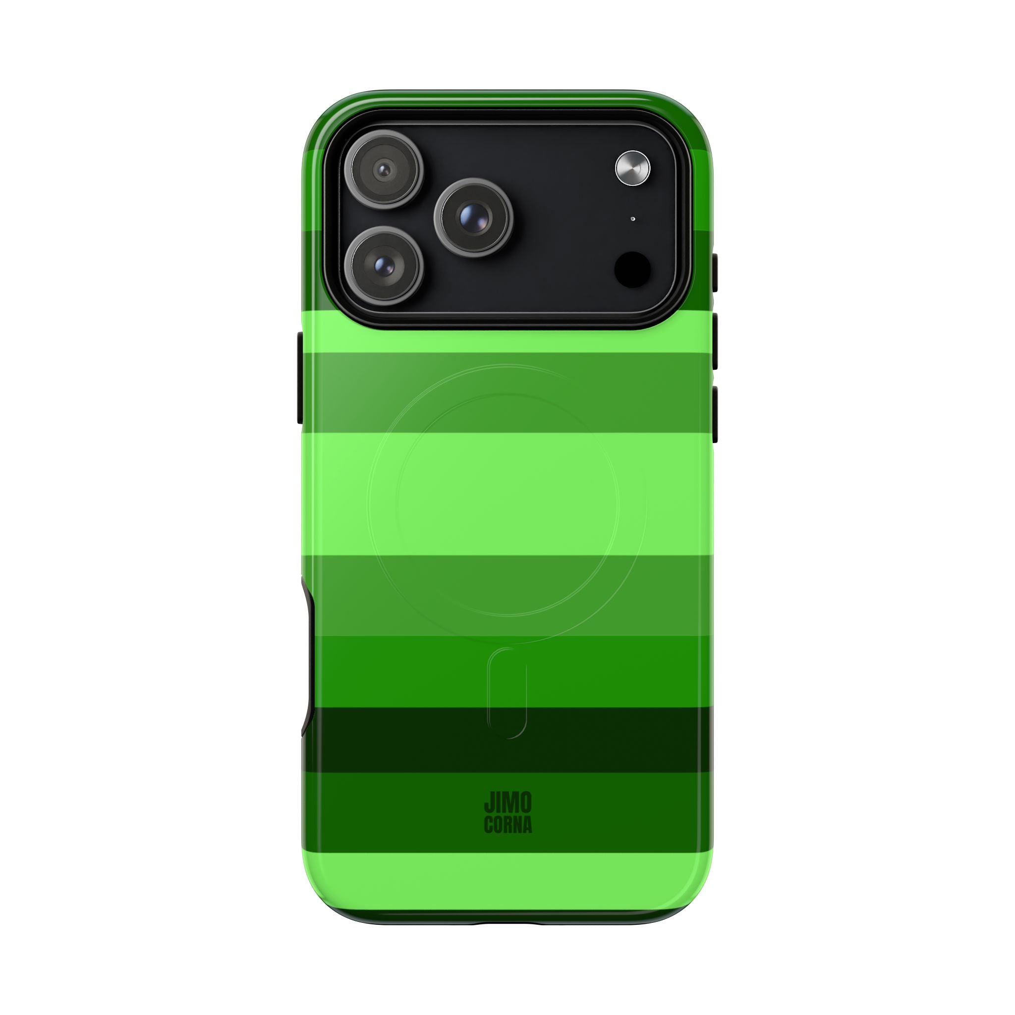 Matcha Stripe MagSafe iPhone Case