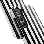 Bold Stripes Samsung Galaxy Case | Black and White