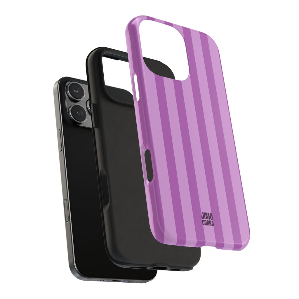 Bold Stripes iPhone Case | Plum