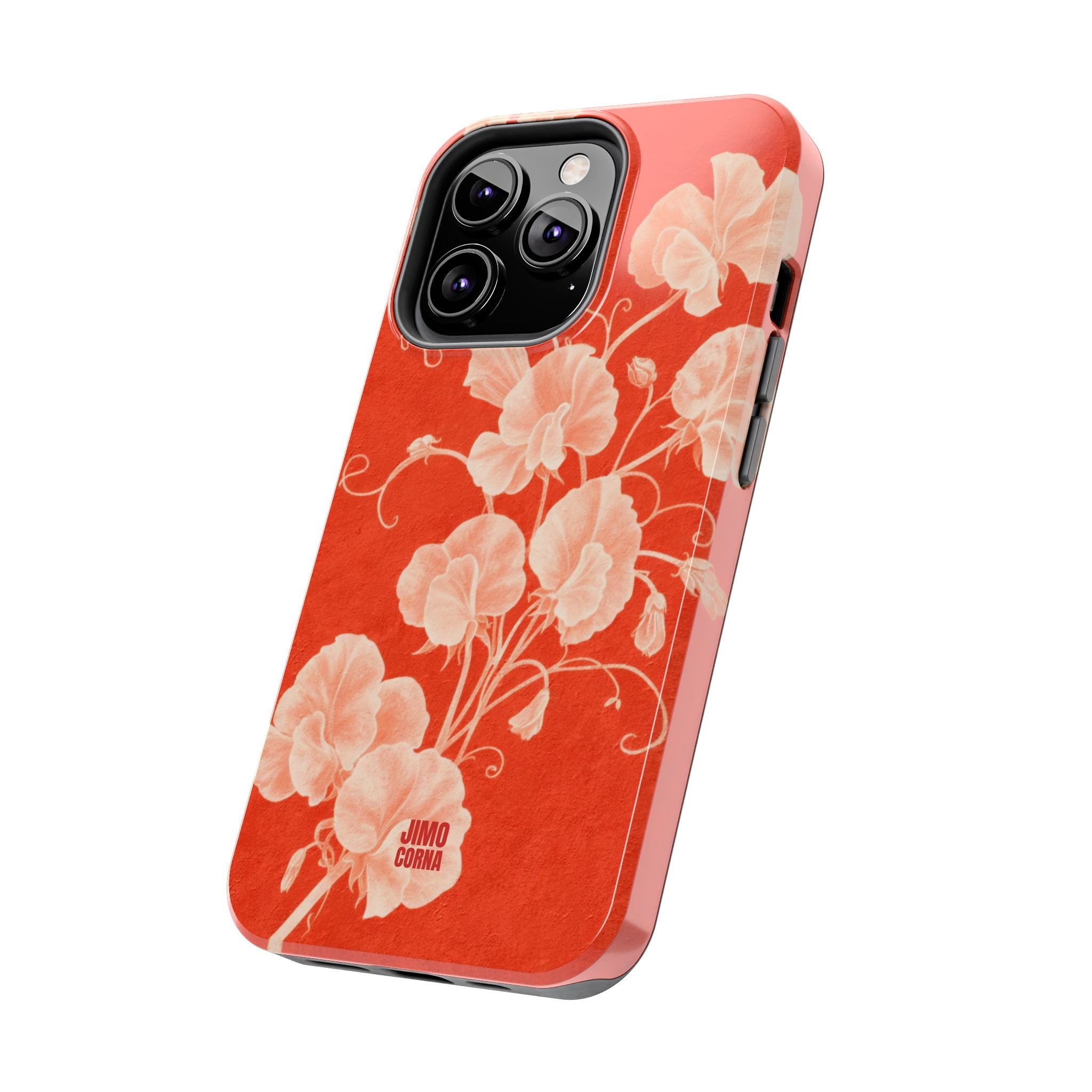Red Flora iPhone Case