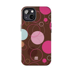 Spiral Pop iPhone Case | Brown