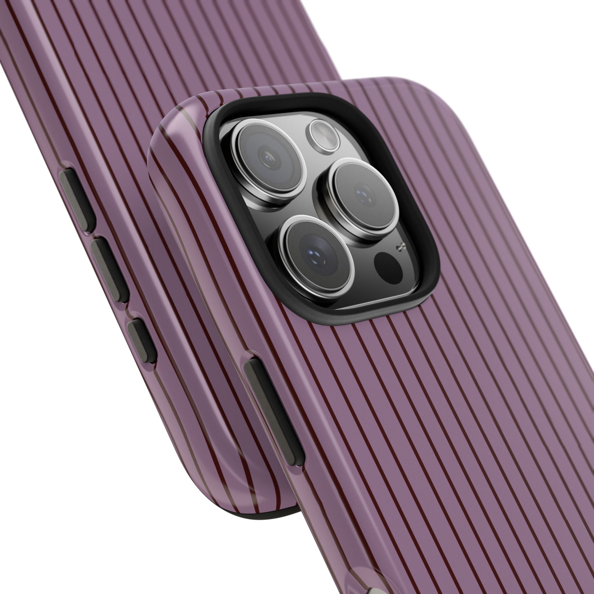 Plum Berry Soft Stripes