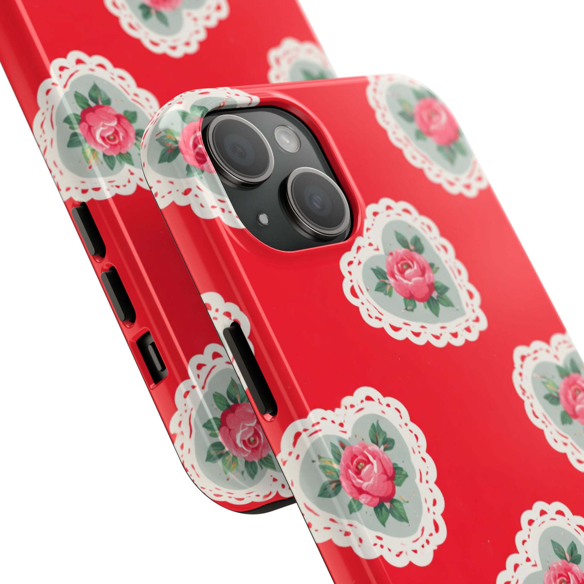 Rosy Lace iPhone Case