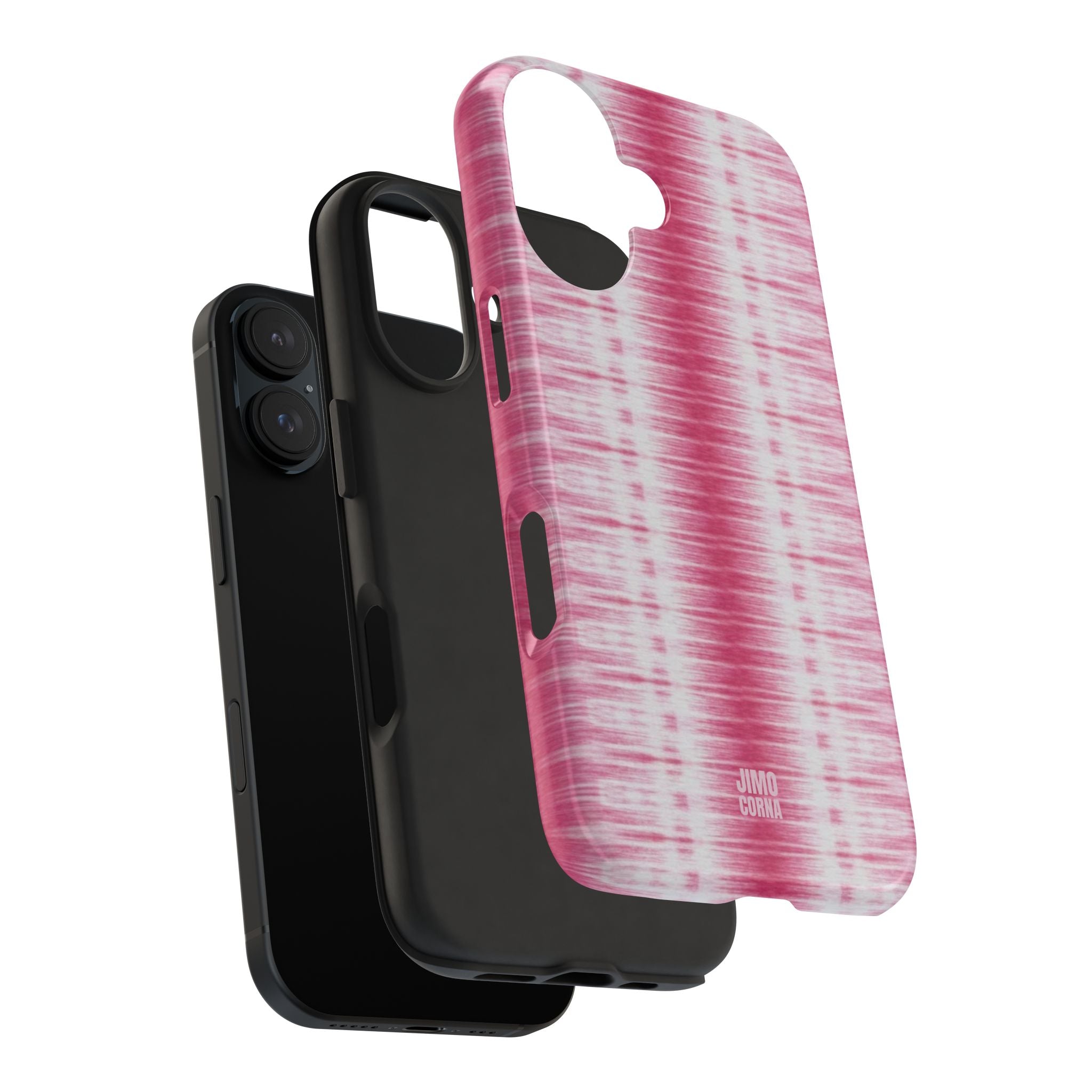 Pink Woven Texture iPhone Case