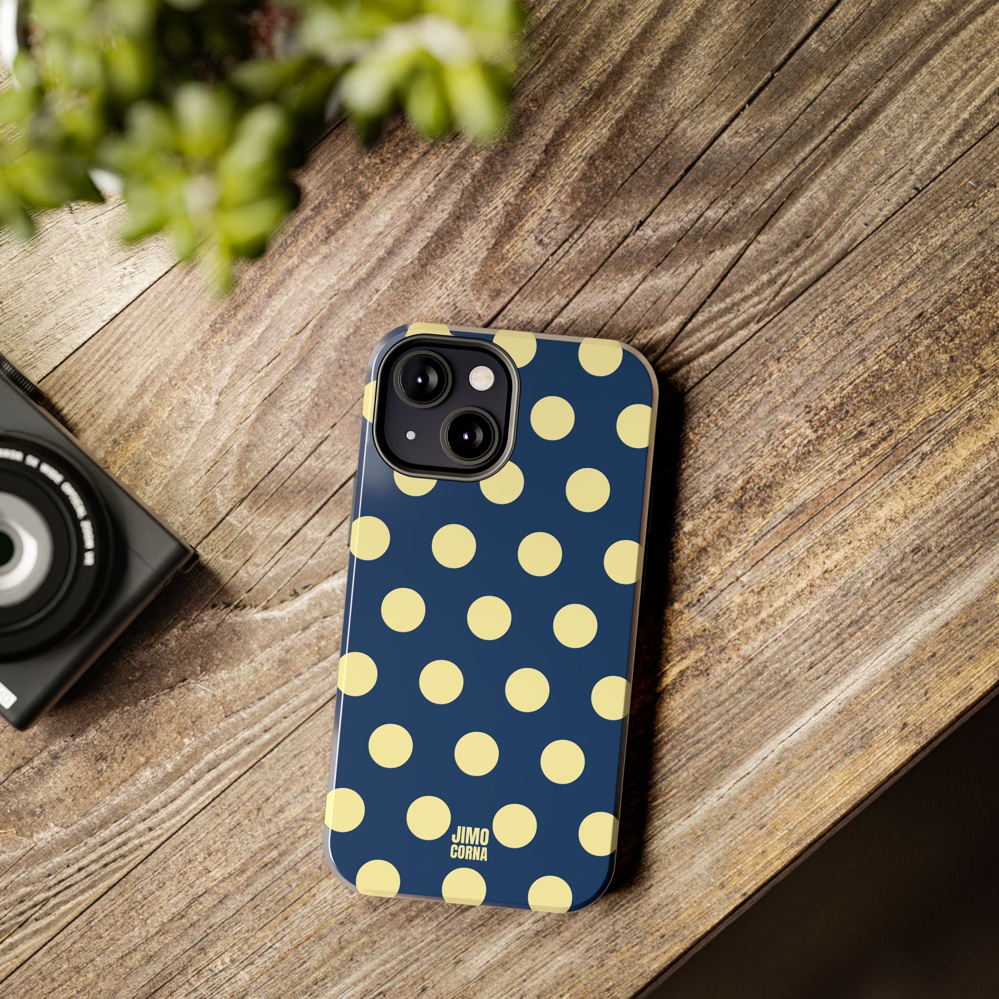 Big Polka Dot | Blue and Cream