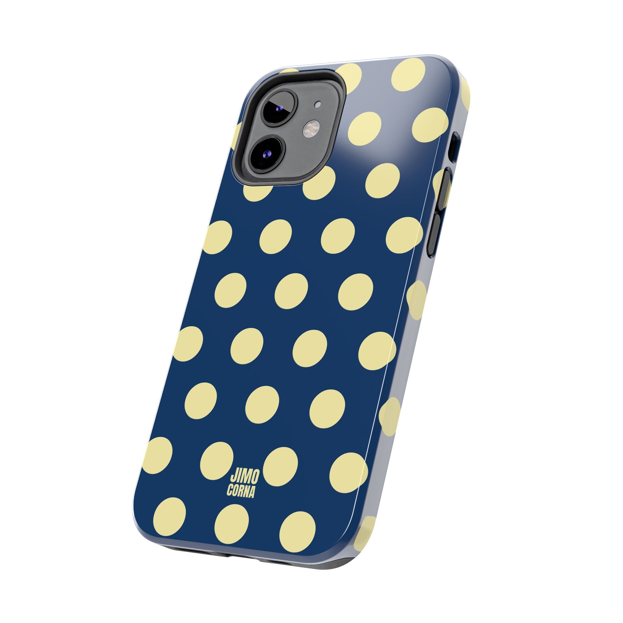 Big Polka Dot | Blue and Cream