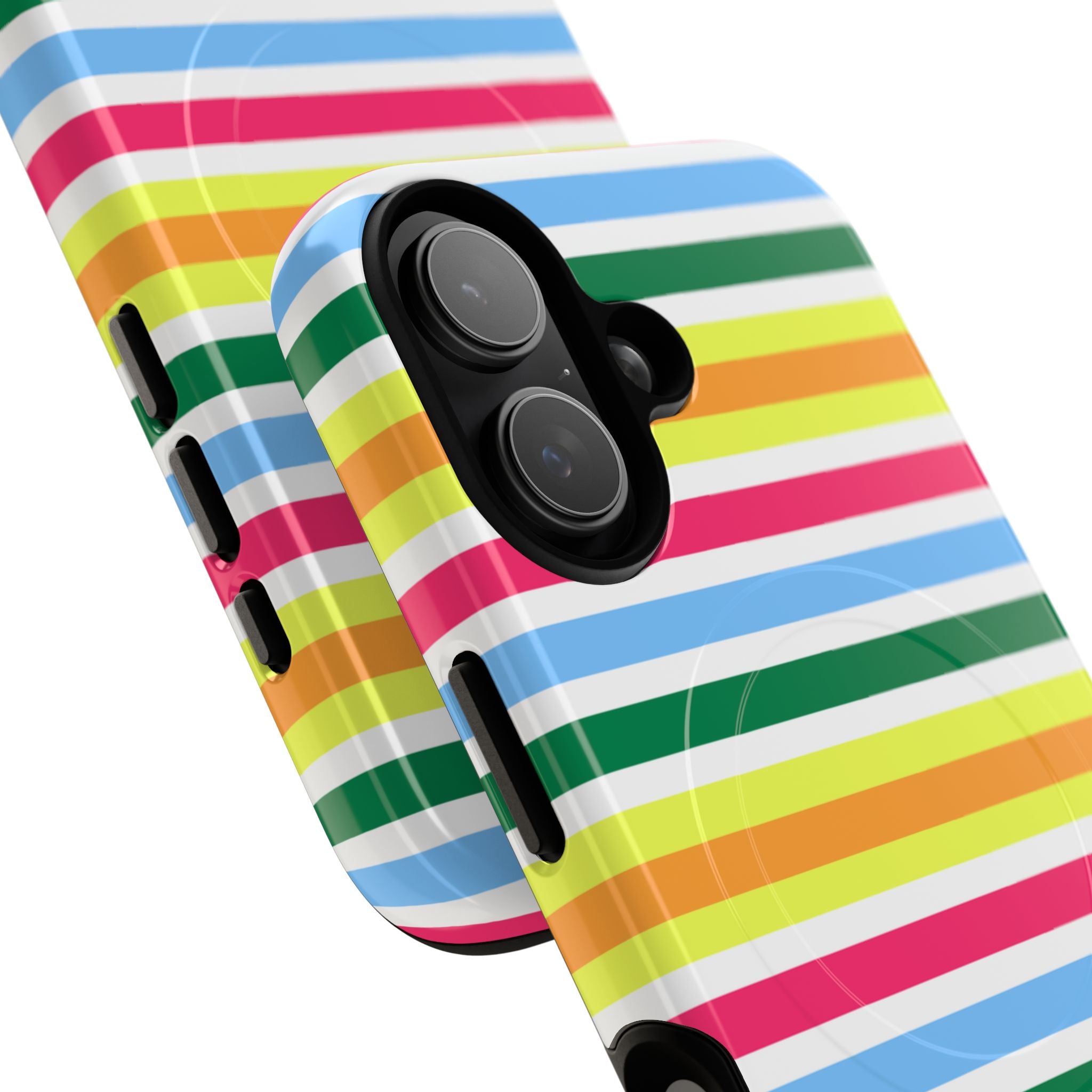 Rainbow Sorbet Stripe MagSafe iPhone Case