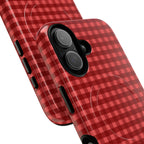 Farm Gingham MagSafe iPhone Case | Red