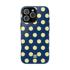 Big Polka Dot | Blue and Cream