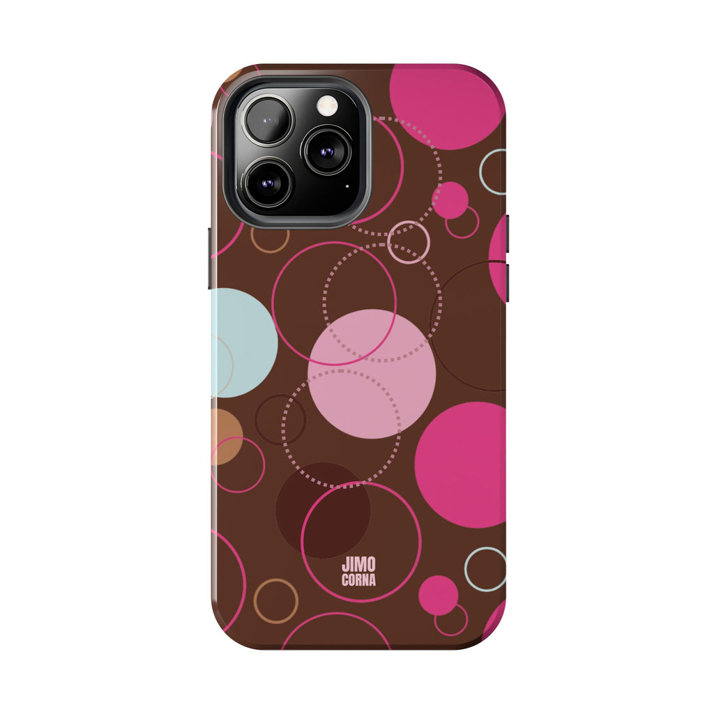 Spiral Pop iPhone Case | Brown