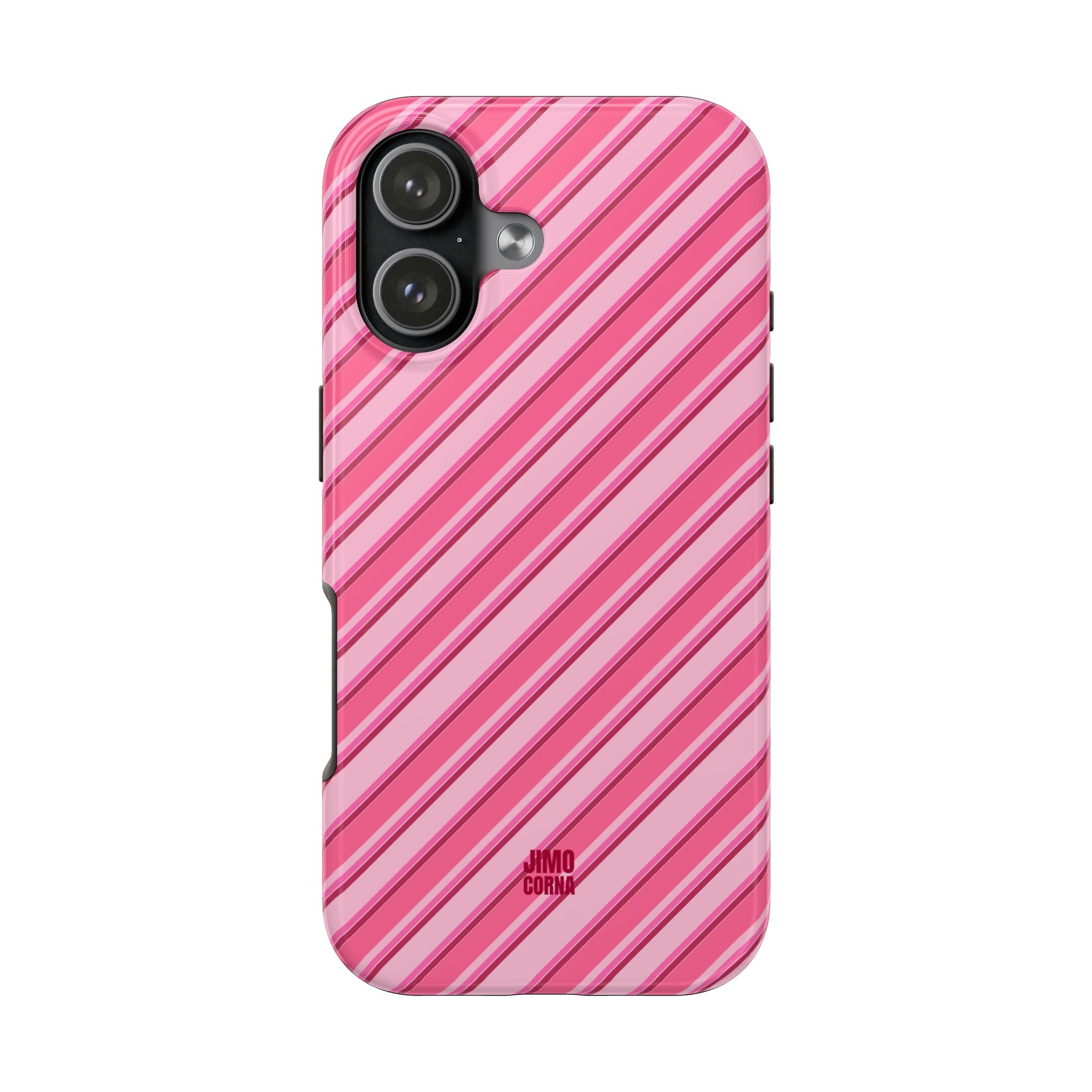 Angelina Stripes | Hot Pink - iPhone Case