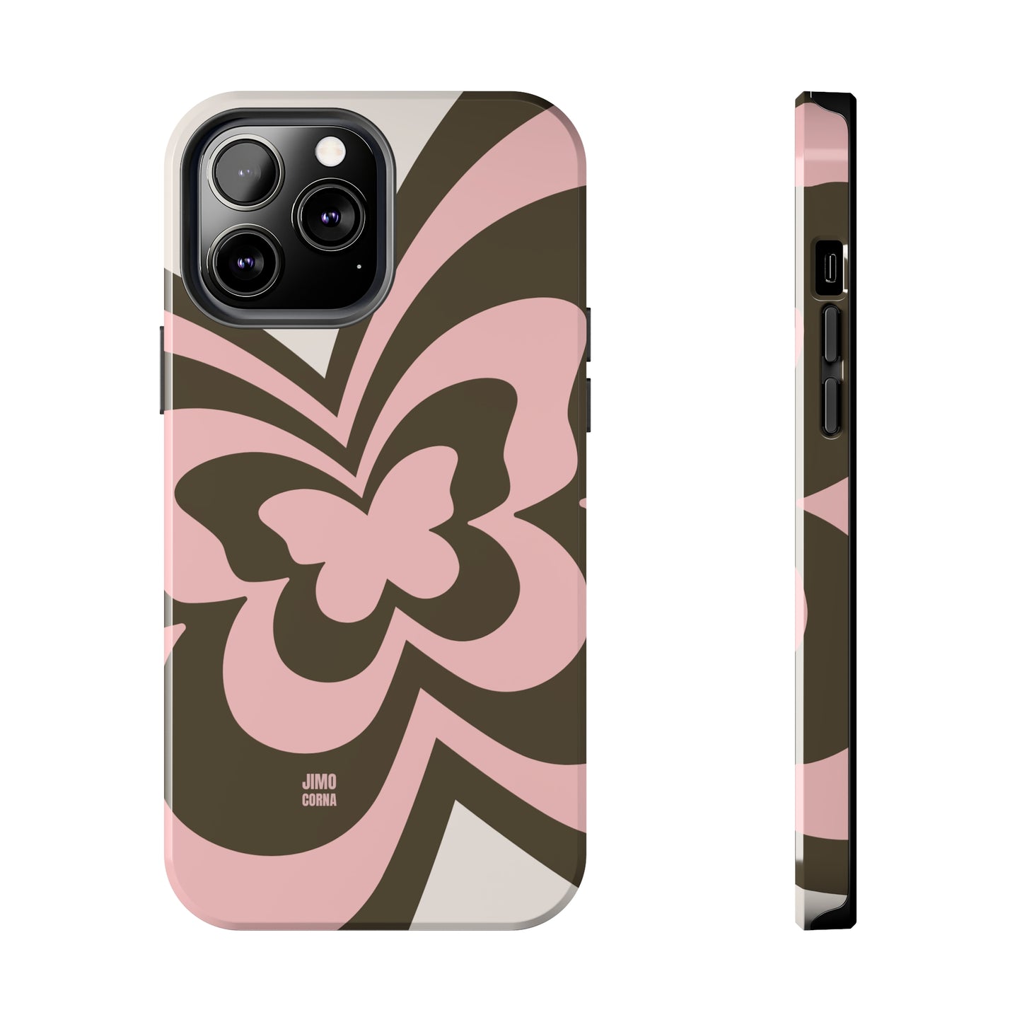 Pink Retro Butterfly