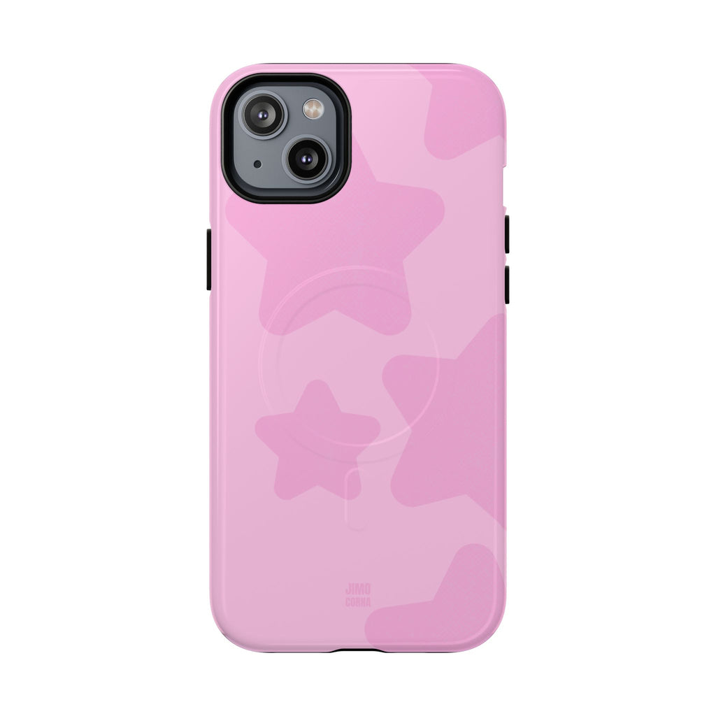 Baby Pink Bold Stars