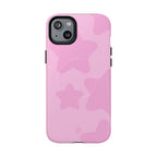 Baby Pink Bold Stars