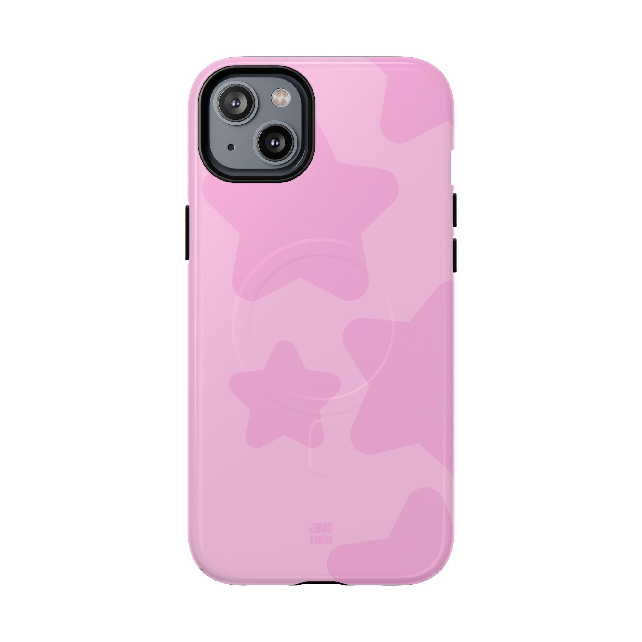 Baby Pink Bold Stars