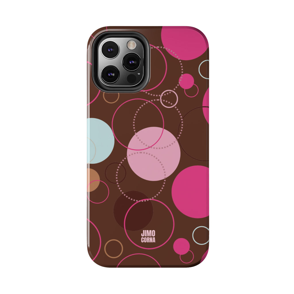 Spiral Pop iPhone Case | Brown