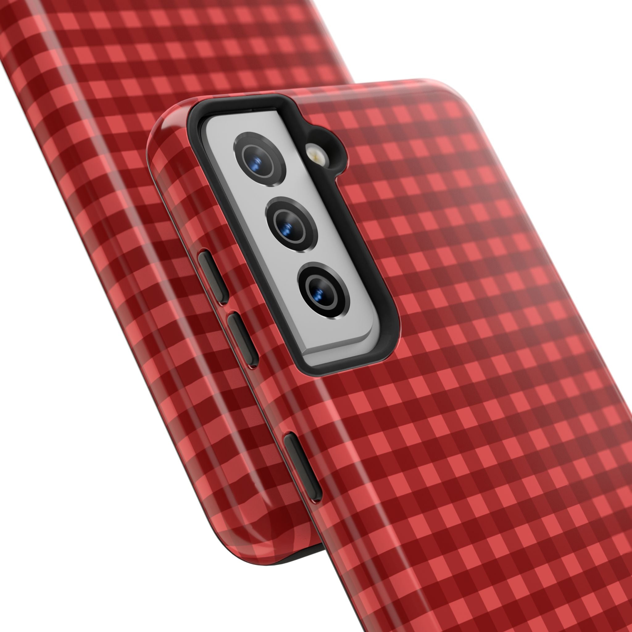 Farm Gingham Samsung Galaxy Case | Red