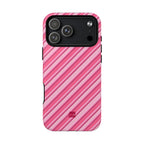 Angelina Stripes | Hot Pink - MagSafe iPhone Case