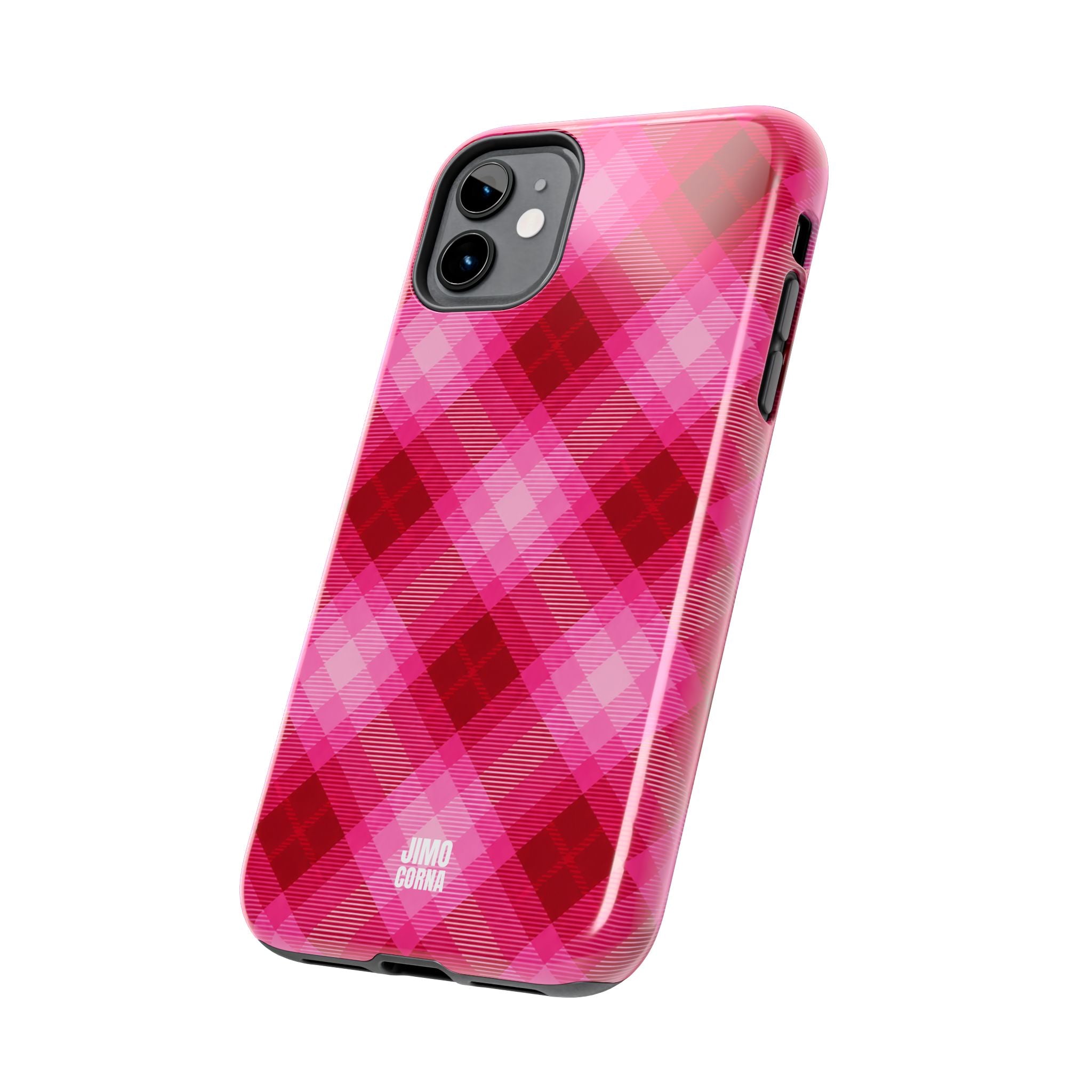 Pink Picnic Plaid iPhone Case