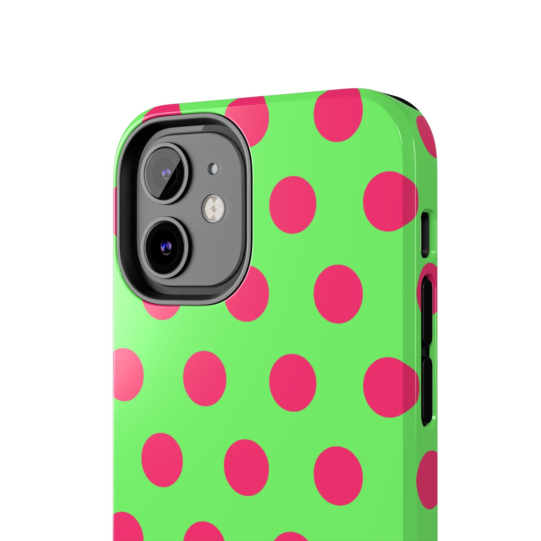 Big Polka Dot | Green and Pink