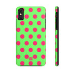 Big Polka Dot | Green and Pink