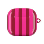 Bold Stripes AirPods Case | Strawberry Burst