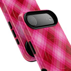 Pink Picnic Plaid MagSafe iPhone Case