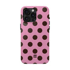 Big Polka Dot | Pink and Black