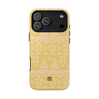 Holiday Knit | Yellow MagSafe iPhone Case